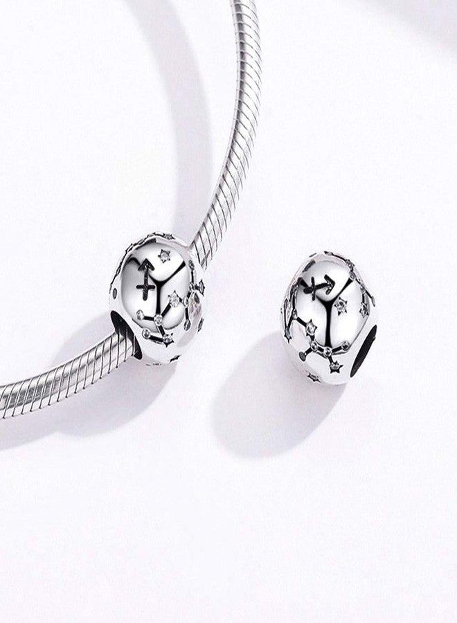 LAMOONY Constellation Charm 925 Sterling Silver Sagittarius Birthday Anniversary Love Faith Birthday Family DIY Love Charm for Pandora Charm Bracelet (Sagittarius (11.23-12.21)) - Image 4